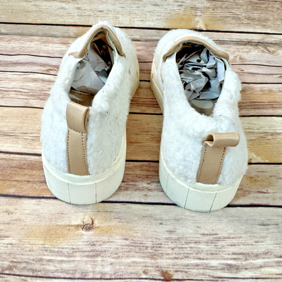 Cool Planet by Steve Madden Vegan Faux Fur Slip On Platform Sneakers 8.5 M - Picture 6 of 9
